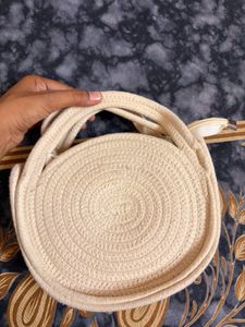 Cute Floral Round Crossbody Bag