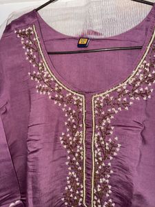 Beads And Stone Work Kurta set