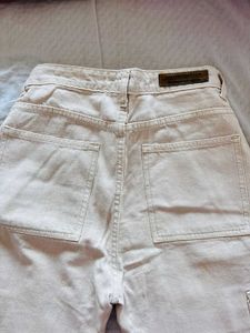 Beige Cargo Pants