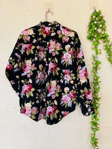 Floral Print Long Sleeve Shirt