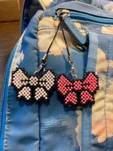 Cute Beaded Bow Charms
