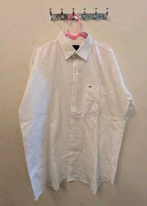 Calvin Klein White Oxford Button-Down Shirt