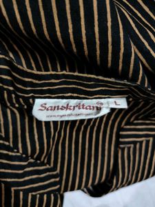 Striped Women's Casual Shirt