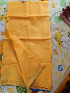 Beautiful Blue &amp; Yellow Embroidered Kurta Set