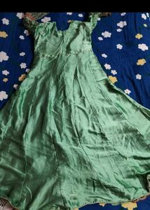 Pakistani Embroidery Gown XL Size 3pc