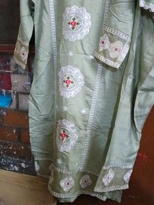 Embroidered Kurta Set with Dupatta