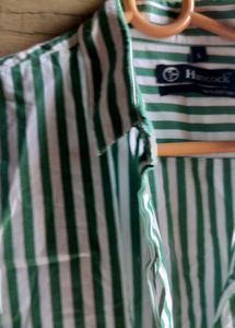 Classic Striped Button-Down Shirt