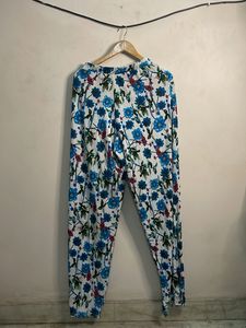 Floral Print Palazzo Pants