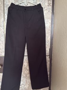 Classic Black Wide-Leg Pants