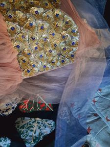 Three cplored Gown