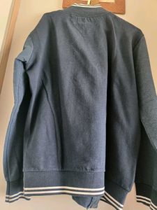 Casual Navy Blue Jacket