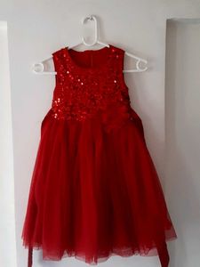 Red Sequin frock