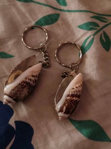 Custom letter Seashell Keychains 🐚🌊🌀