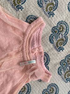 Adorable Pink Tulle Top 3-4yrs