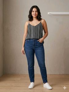 H&M Monochrome Strappy Camisole🖤
