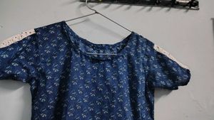 neavy blue short kurti like new girls teenage