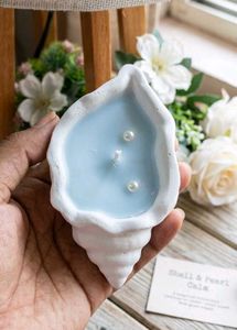 Seashell Soya wax scented Candle