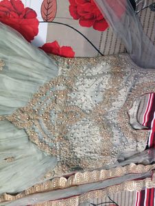 Beautiful Gown With Dupatta Designer