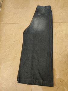 Faded High Waist Culottes