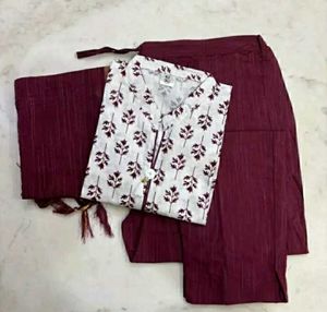 Kurta Pant With Dupatta & Free Delivery