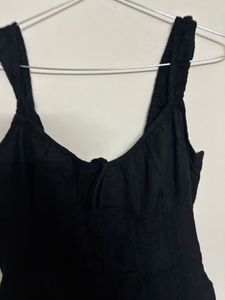 Chic Black A-Line Dress