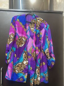Vibrant Versace Print Style Blaz