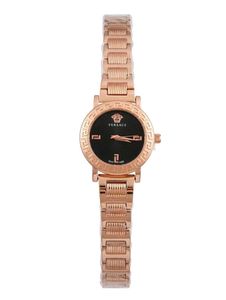 VERSACE ROSEGOLD WITH BLACK DIAL WATCH