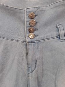 High-Waisted Button-Fly Jeans