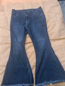 Flared Denim Jeans