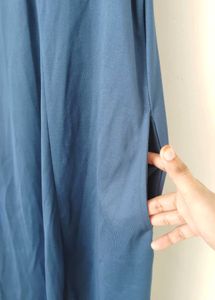 Blue Spaghetti Strap Maxi Dress