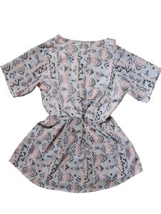 Chic Floral Tiered Peplum Top