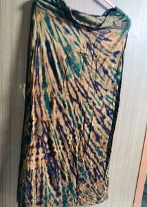 Boho Tie-Dye Maxi Skirt