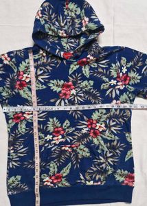 Floral Print Hoodie