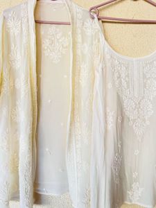 Elegant Chikankari Kurta Set