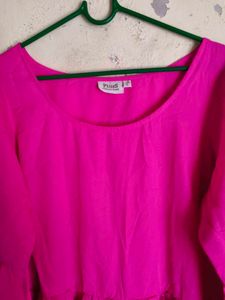 Vibrant Pink Tiered dress