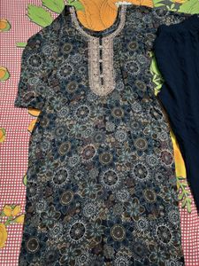 Printed Kurta with Pant and dupatta