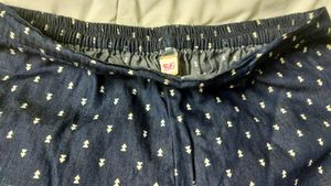 Silk coordinated parallel pants and vest