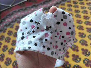 Comfortable 2 Bra Set - Black &amp; White Polka Dot