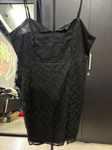 Black Lace Mini Dress