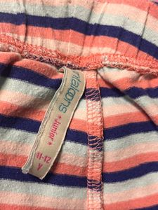 Striped Ankle Length Leggings