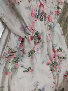 Floral Ruffle Dress