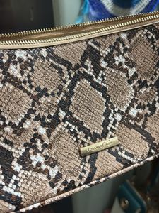 Leopard &amp; Snake Pattern Shoulder Bag