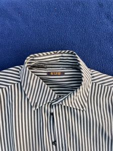 Classic Striped Button-Up Shirt