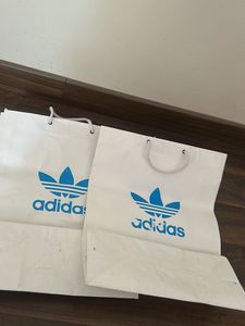 2 Authentic ADIDAS paper luxury bags