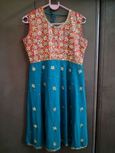 Beautiful Teal Kurta Set with Dupatta