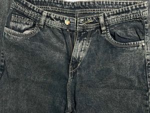 Washed blue  Wide Leg Jeans