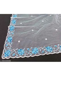 Stunning Blue Floral Saree