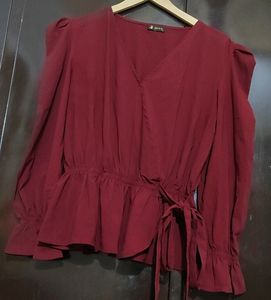 Maroon Color Top For Girl & Woman 36 Bust