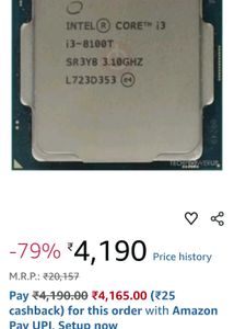 Intel Core i3-8100 Processor