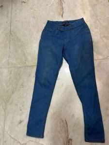 Blue Denim Jeggings